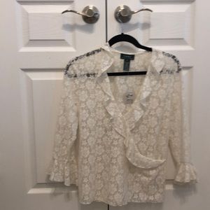 Ralph Lauren lace blouse